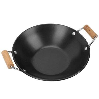 Stir Fry Pan Stove Reusable Hot Pot Cookware Fine Wok Cooking Large Wok ...