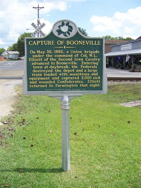 Booneville, Mississippi Civil War sites | Civil war sites, Mississippi history, Mississippi