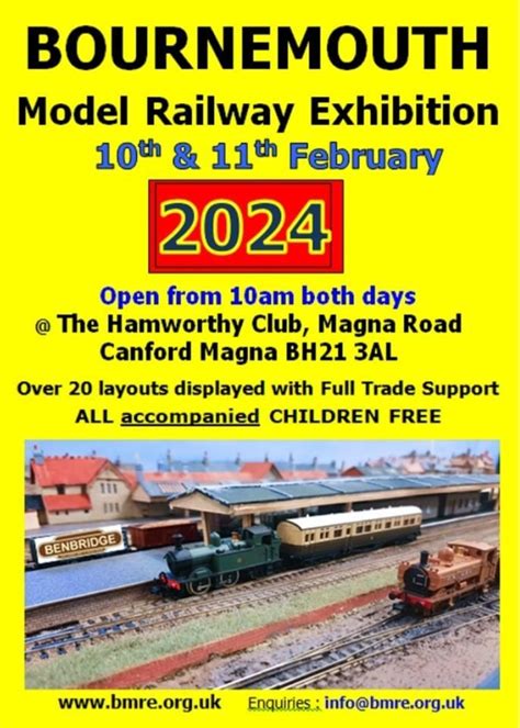 Bournemouth Model Railway exhibition, Hamworthy Club, Poole, 10 February 2024 | AllEvents.in