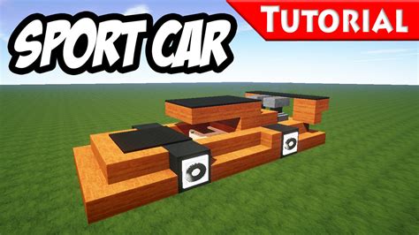 How To Build A Sports Car In Minecraft - Car Sale and Rentals