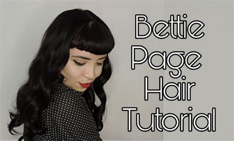 BETTIE PAGE HAIR TUTORIAL - BETTIE PAGE CABELO TUTORIAL