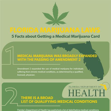 Florida Marijuana Laws: 5 Medical Marijuana Card Facts - InfographicBee.com