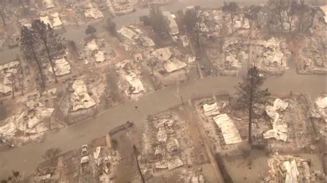 RAW VIDEO: Drone footage shows Paradise Camp Fire aftermath from above | abc10.com