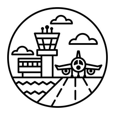 Airport Icon Vector Art, Icons, and Graphics for Free Download