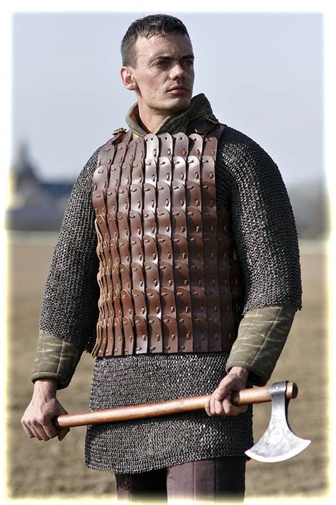 leather lamellar armour type | Lamellar armor, Medieval armor, Viking armor