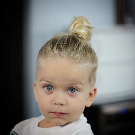 Top-Knot-Haircut-for-Boys Stylish and Trendy Boys Haircuts 2019 | Boy haircuts long, Boys long ...