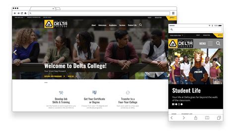 San Joaquin Delta College - Mackey Creative Lab - Pasadena Web Design ...