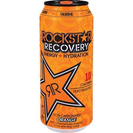 (24 Cans) Rockstar Recovery Energy Drink, Orange, 16 fl oz - Walmart.com