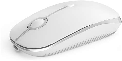 Amazon.com: Bluetooth Wireless Mouse, 3 Mode (Dual Bluetooth+USB) Rechargeable Bluetooth Mouse ...