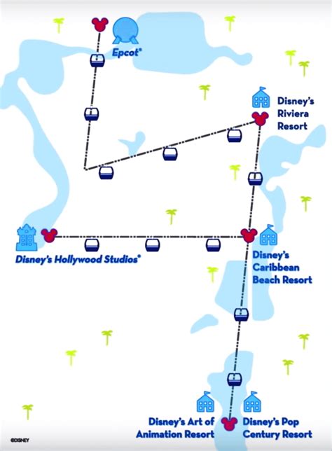 Skyliner_map – Living By Disney