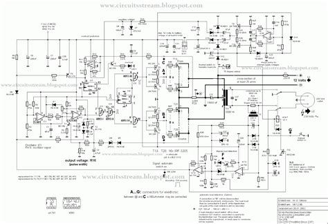 Simple 3000 Watts UPS Circuit Diagram | Circuits Diagram Lab