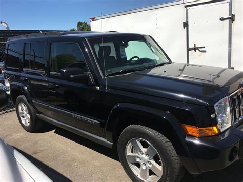 2007 JEEP COMMANDER 4X4, 4DR SUV, BLACK, VIN # 1J8HG48K17C546934