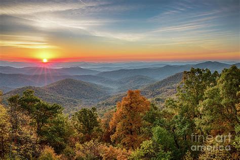 Sunrise on Blue Ridge Parkway Photograph by Jennifer Ludlum - Fine Art ...