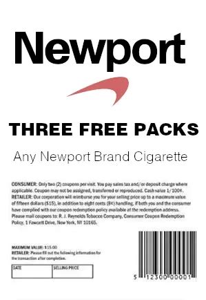 Free Newport Cigarette Coupons