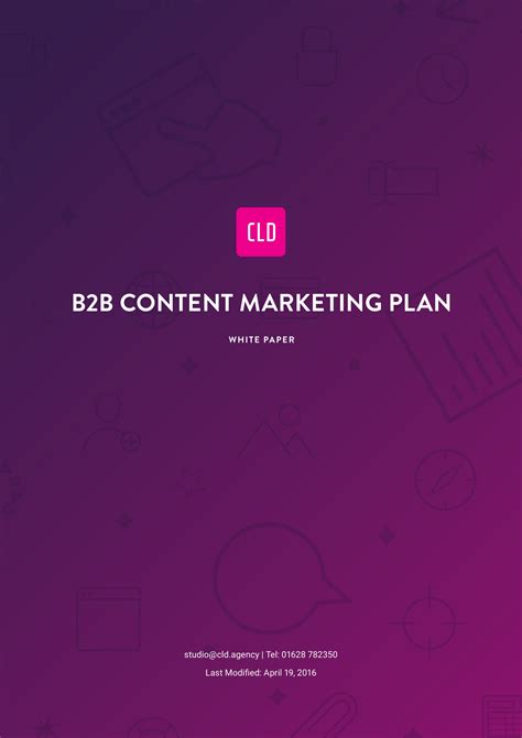 B2B Marketing Plan - 9+ Examples, Format, Pdf