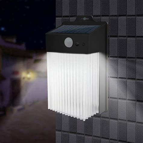 Solar power 50 led pir motion sensor wall light waterproof outdoor path yard garden security ...