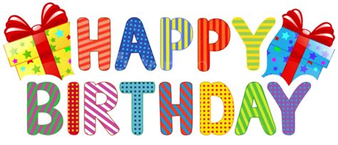 Happy Birthday PNG Images Transparent Background | PNG Play