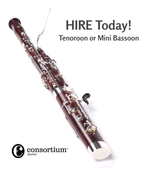 Tenoroon / Mini Bassoon Hire - Consortium Music