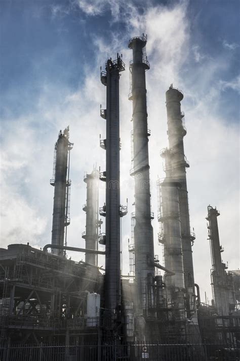 LyondellBasell.chemical Plant in Botlek,Rotterdam Editorial Stock Photo - Image of colors, fuels ...