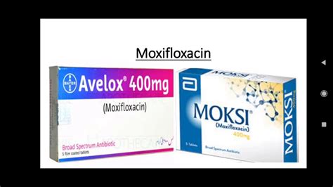 Moxifloxacin 400mg tab(avelox,moksi) uses|Dosage|Side effects|in Hindi|Urdu - YouTube