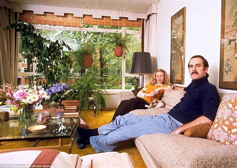 John Cleese and Connie Booth at their London home in the 1970s : r/FawltyTowers