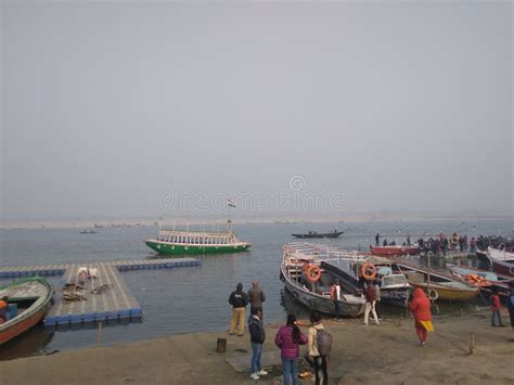 Varanasi Ganga Ghat, Photography Editorial Photography - Image of ...