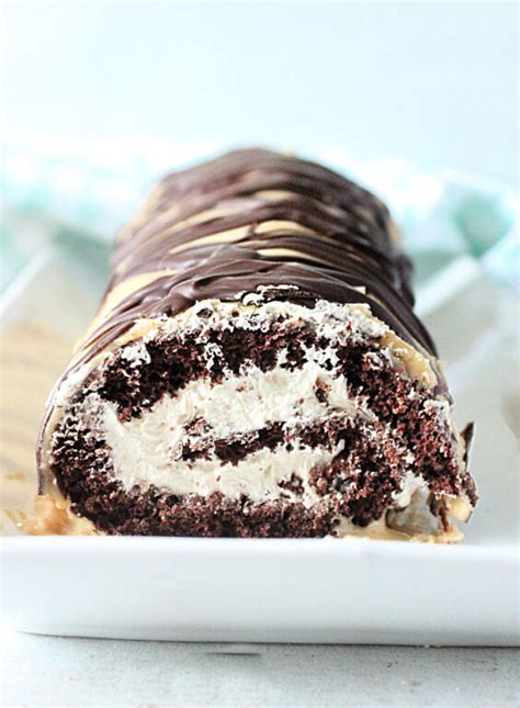 Chocolate Peanut Butter Roll Cake – Big Green House