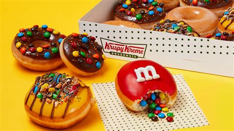 Krispy Kreme And M&M'S Collaborate For 4 Brand New Donuts