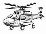 Sky High Helicopter Coloring  Page sketch template