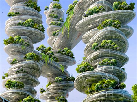 Futuristic Paris Smart City is filled with flourishing green ...