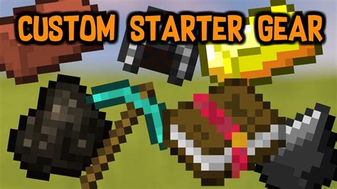 Custom Starter Gear Mod: Minecraft Mod Showcase - YouTube