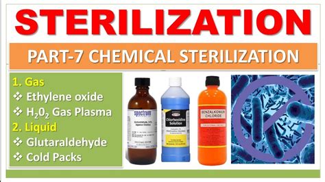 STERILIZATION | PART-7 | CHEMICAL STERILIZATION | ETHYLENE OXIDE | H2O2 ...