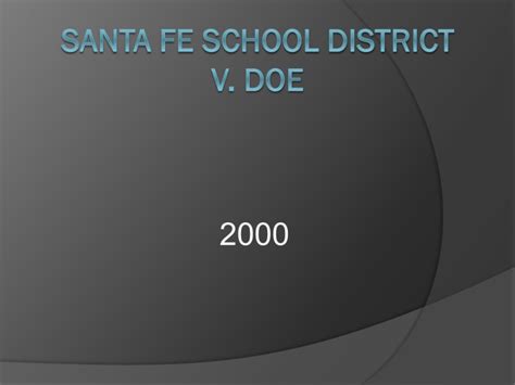 Santa Fe School District v. Doe