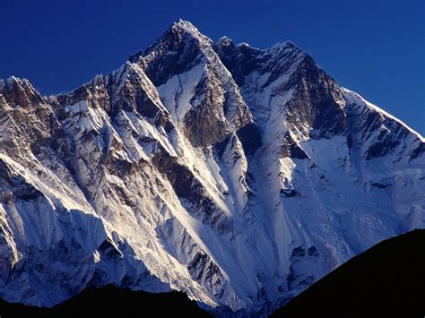 Пик горы Lhotse / Тенгпоче / Сагармата / Непал - обои для рабочего ...