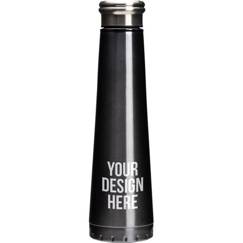 Logo Vacuum Insulated Water Bottles (16 Oz.)