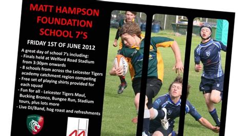 Matt Hampson Foundation School Sevens | Leicester Tigers