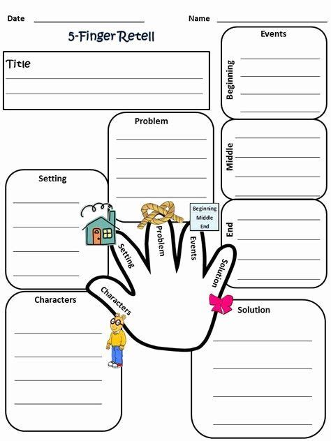 5 Finger Retell Worksheet Inspirational 60 Best Education English for ...