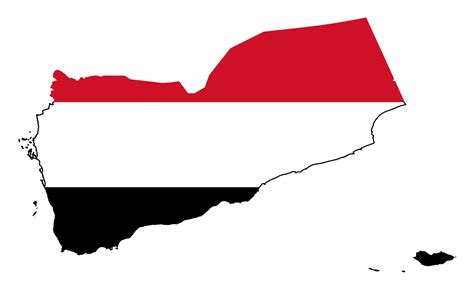 Large flag map of Yemen | Yemen | Asia | Mapsland | Maps of the World