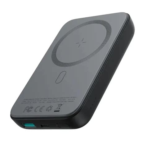 Joyroom JR-W020 Magnetic Wireless Mini Power Bank - 10000mAh - Black