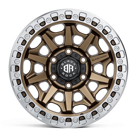 Black Rock Cage Beadlock Dark Bronze Wheels | Black Rock Off-Road