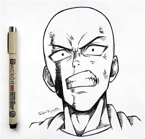 Saitama ️ . . . Tags- #animeartcollective #anime #animeart #animesketch #animedrawing #animedraw ...