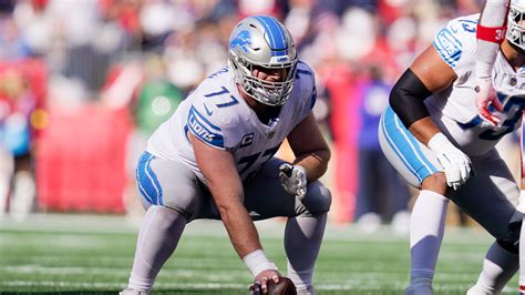 Detroit Lions' Frank Ragnow determined to play through toe injury