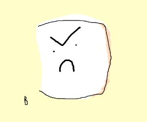 Giant Angry Marshmallow - Drawception