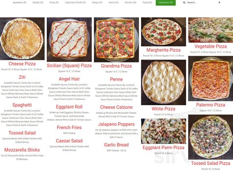 Krispy Pizza menu in Freehold, New Jersey, USA