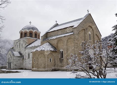 The Monastery Studenica, Serbia, Unesco World Heritage Site Stock Photo - Image of exterior ...