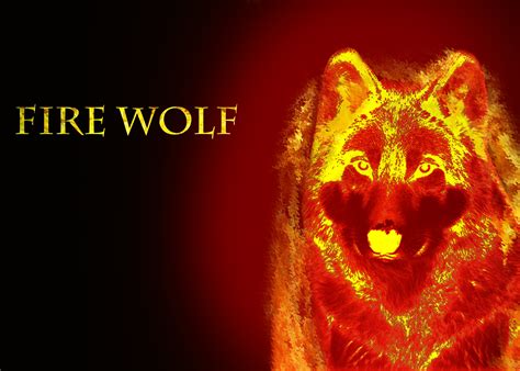 Fire Wolf by TheDevilishDemon on DeviantArt