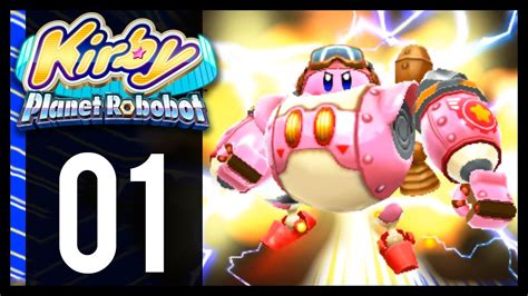 Kirby Planet Robobot Gameplay - Walkthrough Part 1 - World 1 (3DS) - YouTube