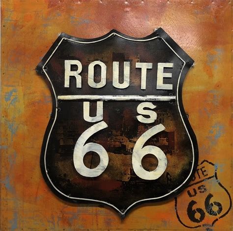 Route 66 - Art Storehouse - Paintings & Art