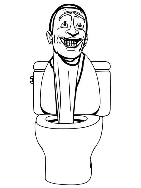 Toilet Coloring Pages For Kids