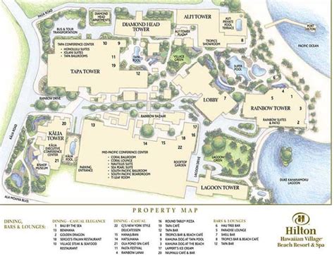 Hilton Hawaiian Village Map – Map Of The World